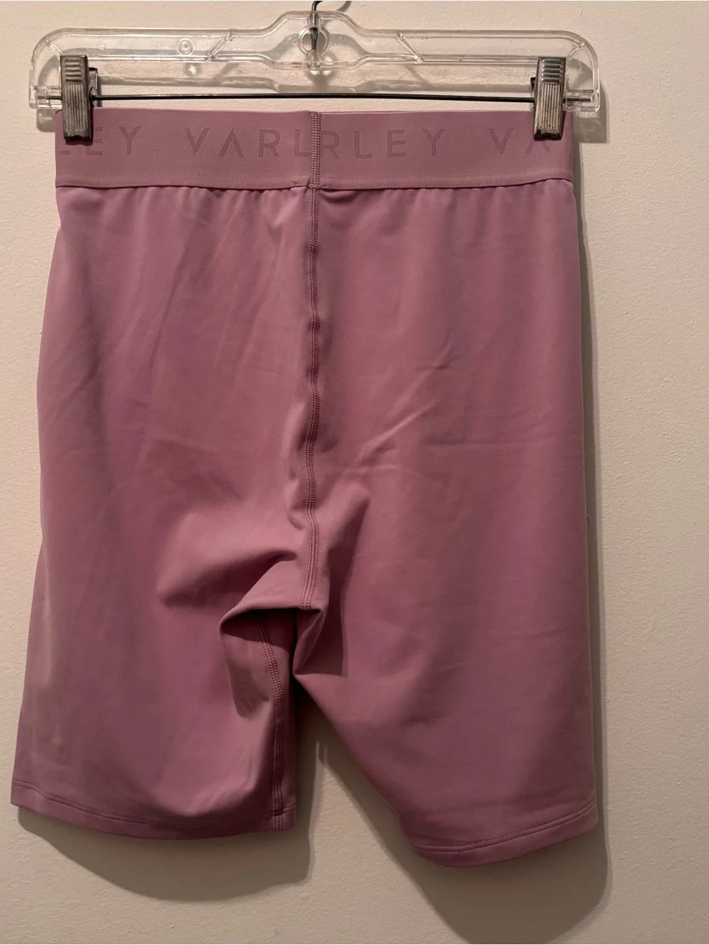 Varley Dusty Mauve High-Rise Bike Shorts